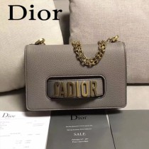Dior-014-07   迪奧新款原版皮荔枝紋鏈條包