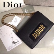 Dior-014-04   迪奧新款原版皮荔枝紋鏈條包