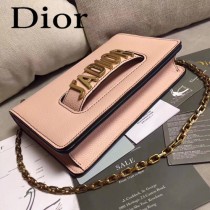 Dior-014   迪奧新款原版皮荔枝紋鏈條包