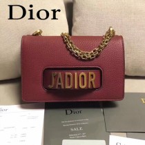 Dior-014-06   迪奧新款原版皮荔枝紋鏈條包