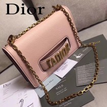 Dior-014   迪奧新款原版皮荔枝紋鏈條包