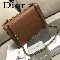 Dior-014-05   迪奧新款原版皮荔枝紋鏈條包