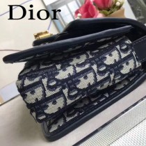 Dior-015   迪奧新款原版皮老花系列帆布斜挎包