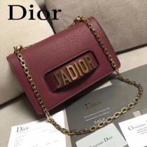 Dior-014-06   迪奧新款原版皮荔枝紋鏈條包
