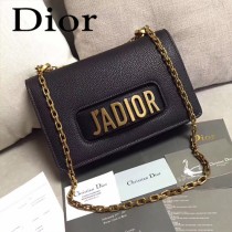 Dior-014-04   迪奧新款原版皮荔枝紋鏈條包