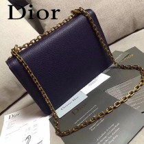 Dior-014-02   迪奧新款原版皮荔枝紋鏈條包