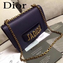 Dior-014-02   迪奧新款原版皮荔枝紋鏈條包