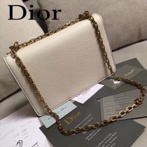 Dior-014-01   迪奧新款原版皮荔枝紋鏈條包