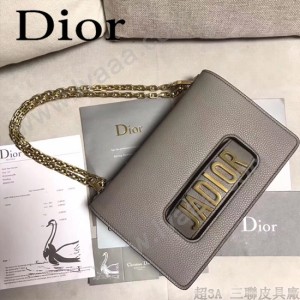 Dior-014-07   迪奧新款原版皮荔枝紋鏈條包