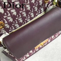 Dior-015-01   迪奧新款原版皮老花系列帆布斜挎包