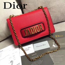 Dior-014-03   迪奧新款原版皮荔枝紋鏈條包