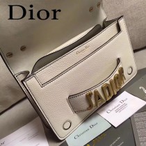 Dior-014-01   迪奧新款原版皮荔枝紋鏈條包