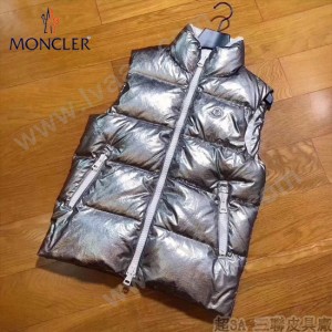 Moncler蒙口-16   秋冬羽絨服銀色爆款馬甲