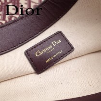 Dior-83031   迪奧新款原版皮復古帆布印花包