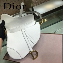 Dior-022   迪奧新款原版皮Saddle粒面小牛皮手提包 馬鞍包