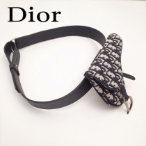 Dior-033-03   迪奧新款原版皮復古馬鞍包 腰包