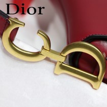 Dior-021-01   迪奧新款原版皮大號馬鞍包