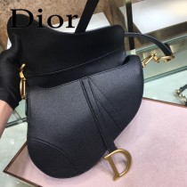 Dior-022-01   迪奧新款原版皮Saddle粒面小牛皮手提包 馬鞍包