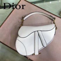 Dior-024-01   迪奧新款原版皮Saddle粒面小牛皮手提包 馬鞍包