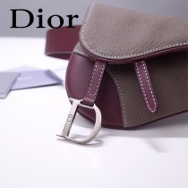 Dior-033   迪奧新款原版皮復古馬鞍包 腰包