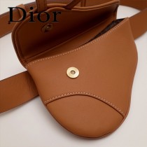Dior-033-04   迪奧新款原版皮復古馬鞍包 腰包