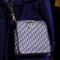 Dior-020   迪奧新款原版皮老花系列大容量通勤包
