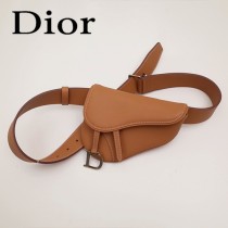 Dior-033-04   迪奧新款原版皮復古馬鞍包 腰包
