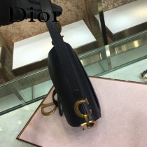 Dior-022-01   迪奧新款原版皮Saddle粒面小牛皮手提包 馬鞍包