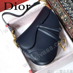 Dior-021-03   迪奧新款原版皮大號馬鞍包