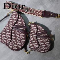 Dior-031-01   迪奧新款原版皮馬鞍包