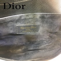 Dior-024   迪奧新款原版皮Saddle粒面小牛皮手提包 馬鞍包