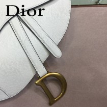 Dior-022   迪奧新款原版皮Saddle粒面小牛皮手提包 馬鞍包