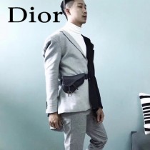 Dior-033-02   迪奧新款原版皮復古馬鞍包 腰包
