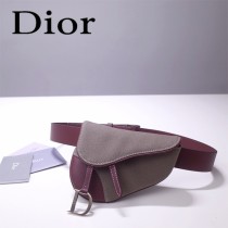 Dior-033   迪奧新款原版皮復古馬鞍包 腰包