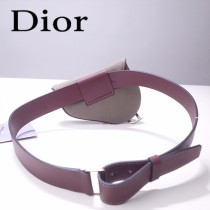 Dior-033   迪奧新款原版皮復古馬鞍包 腰包