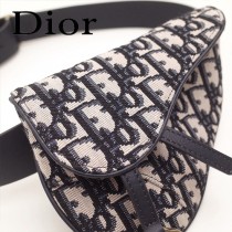 Dior-033-03   迪奧新款原版皮復古馬鞍包 腰包