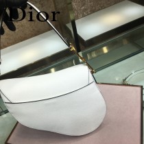 Dior-022   迪奧新款原版皮Saddle粒面小牛皮手提包 馬鞍包