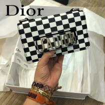 Dior-023   迪奧新款原版皮雙肩帶 斜背肩背包