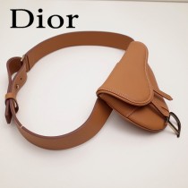 Dior-033-04   迪奧新款原版皮復古馬鞍包 腰包