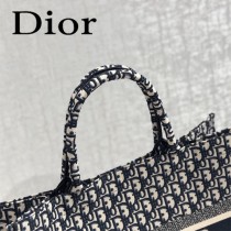 Dior-032   迪奧新款原版皮復古印花Book Tote托特包