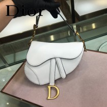 Dior-024-01   迪奧新款原版皮Saddle粒面小牛皮手提包 馬鞍包