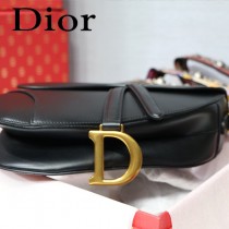 Dior-021   迪奧新款原版皮大號馬鞍包
