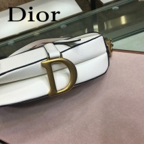 Dior-022   迪奧新款原版皮Saddle粒面小牛皮手提包 馬鞍包