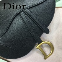 Dior-022-01   迪奧新款原版皮Saddle粒面小牛皮手提包 馬鞍包