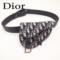 Dior-033-03   迪奧新款原版皮復古馬鞍包 腰包