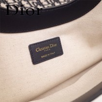 Dior-83031-01   迪奧新款原版皮復古帆布印花包