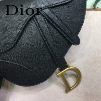 Dior-024   迪奧新款原版皮Saddle粒面小牛皮手提包 馬鞍包
