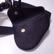 Dior-033-02   迪奧新款原版皮復古馬鞍包 腰包