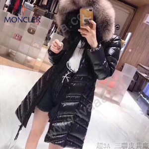 Moncler-015   蒙口秋冬新款長款大毛領羽絨服