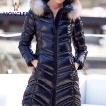 Moncler-015   蒙口秋冬新款長款大毛領羽絨服